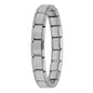 Hapiship New Women's Jewelry 9mm Width Itanlian Elastic Charm Bracelet Fashion Stainless Steel Bangle ST-