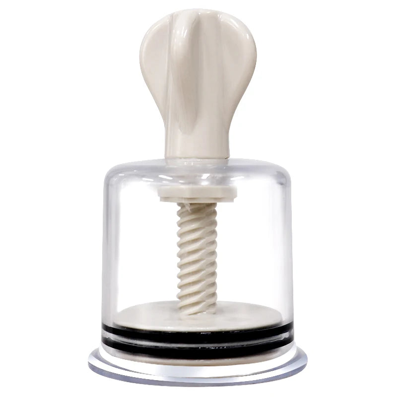 4 Sizes Rotating Handle Twist Suction Cupping Cup Nipple Enhancer Massage Vacuum Cans Suction Cup Anti Cellulite Massager