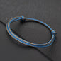 Minimalist Handwoven Rope Bracelet Unisex Sliding Adjustable 4 Styles Chroma 2mm Ethnic Cord Braclet Couple Casual Daily Jewelry
