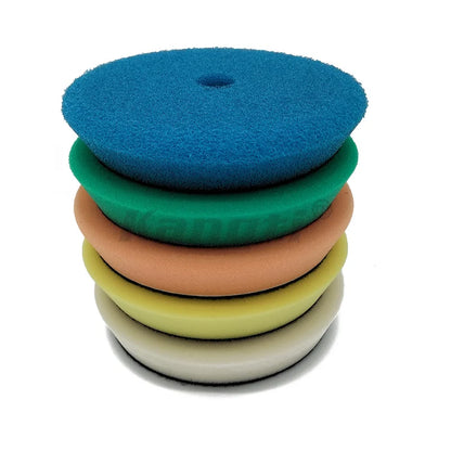 Kangti Car Polishing Pad Kit 3 Inch Self-Adhesive Buffing Wheel Car Detailing Waxing Sponge Pads Auto Care Cleaning Tool