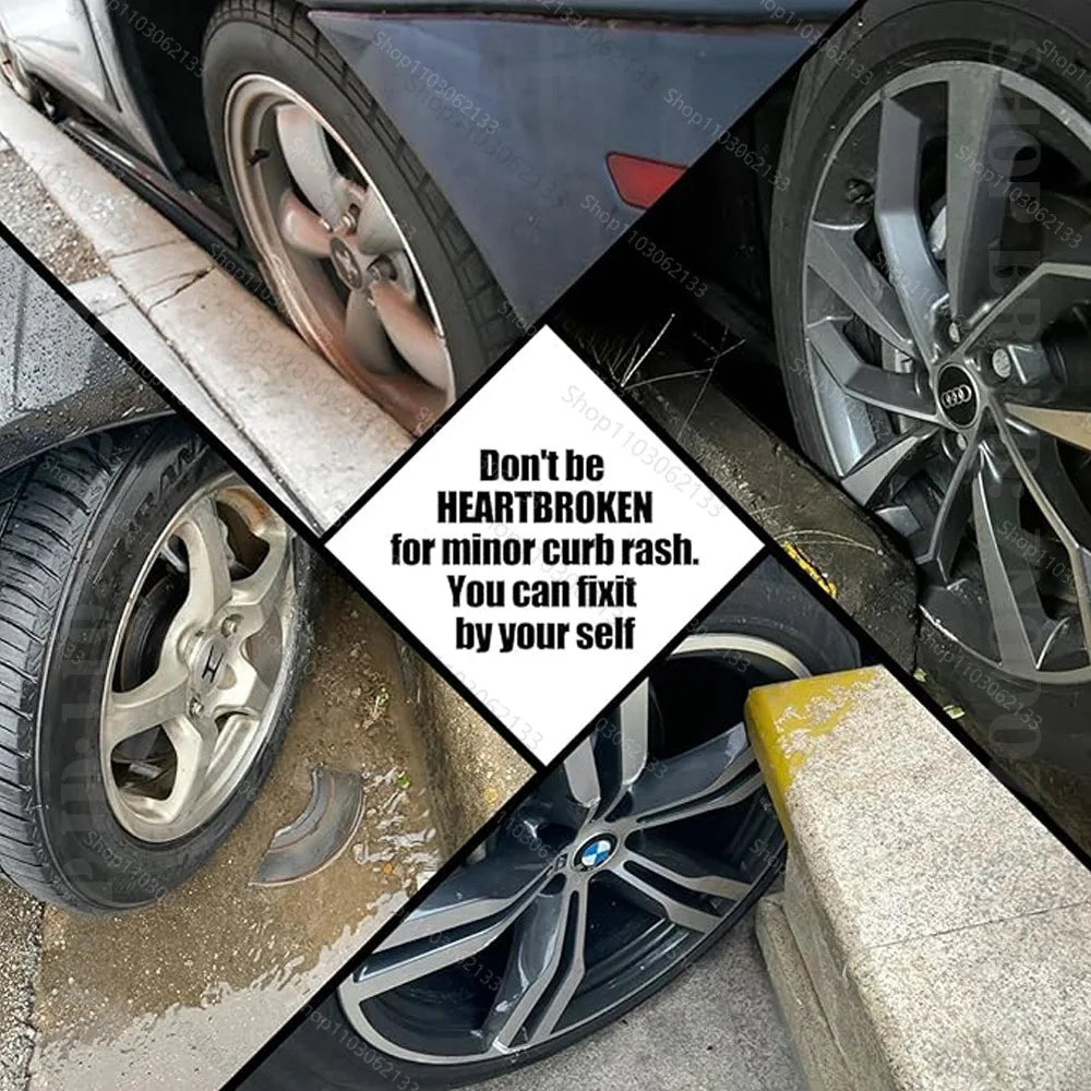 For HONDA CR-V Touch Up Paint Wheel Repair Kit Quick And Easy Wheel Scratch Repair Rim Paint For Car Wheel Repair Silver Black
