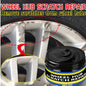 NEW Car Wheel Rim Scratch Refurbishment Paste, Tire Rim Scratch Paint Repair Paste - Black And White Silver Aluminum Alloy Rim