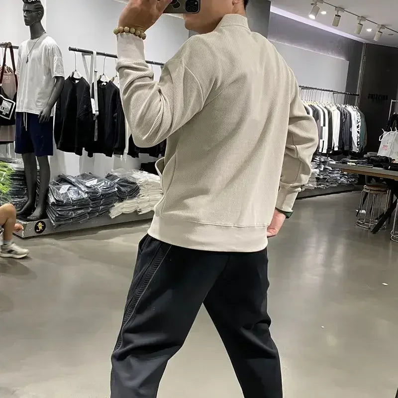 Men's Clothing Icon V Neck Cardigan Knit Sweater Male with Pockets Jumpers Tops Best Selling Products 2025 New in Knitwears A X