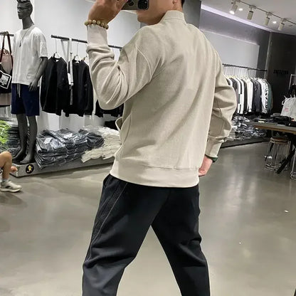 Men's Clothing Icon V Neck Cardigan Knit Sweater Male with Pockets Jumpers Tops Best Selling Products 2025 New in Knitwears A X