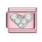 Pink Color Y2K Butterfly Star Bow Rabbit Heart Pendant Italian Charm Links Fit 9mm Stainless Steel Bracelet DIY Making Gifts