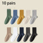 5/10 pairs Cotton Men Socks Pack Breathable Sock Set High Quality Short Socks Black Ankle Short Gift For Man Size 39-44 Sox sock