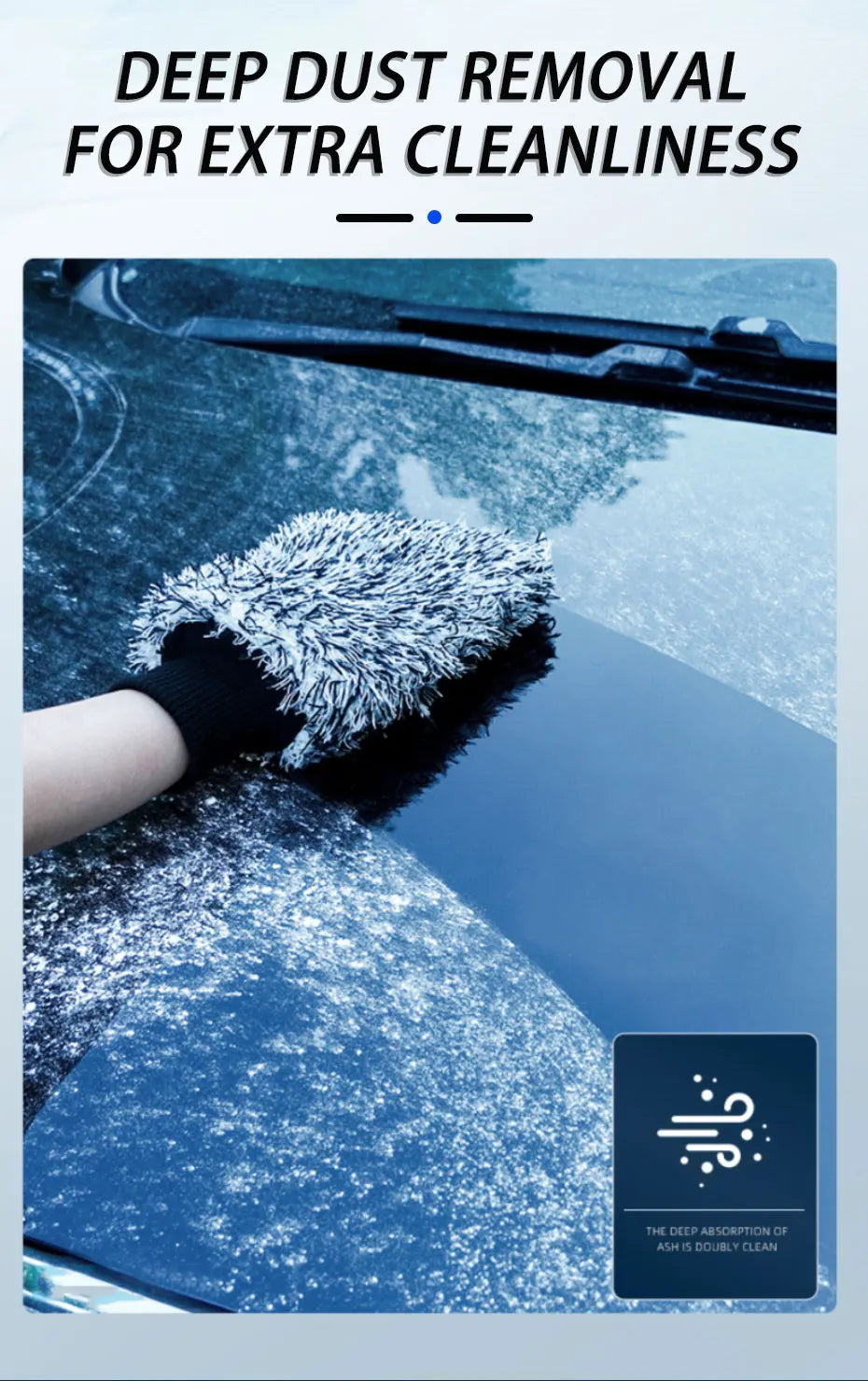 SEAMETAL Car Wash Brush Plush Premium Wheels Brush Non-Slip Handle Easy To Cleaning Rims Spokes Wheel Barrel Cleaning Mitt