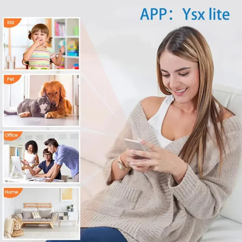 Mini 1080p HD Smart Camera Wireless Surveillance Security Video Cam Night Vision Motion Detect Camcorder Cam Monitor Smart Home