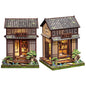 CUTEBEE Book Nook DIY Building Kit with Laser-Cut Precision Pieces 3D Wooden Puzzle  Collectible Desk Home Decor for Gift Idea