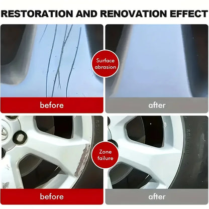 Car Wheel Scratch Repair Wax - Nano Repair Technology, Quickly Removes Wheel Scratches, Restores Shine and Beauty, Wheel Maintenance and Polishing Care
