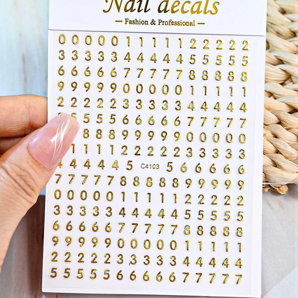 3D Metal Silver Flame Nails Stickers Gold Bronzing Stripe Lines Sliders Design Manicure French Nail Art Decoration Decal #Y2K