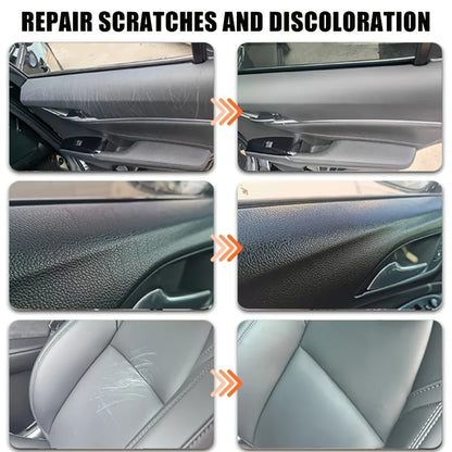 Farienne Plastic Scratch Repair Paste 55ml- Universal Blackening Cream for Car Interiors, Tires, Dashboards, Doors, Bumpers