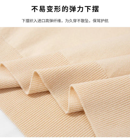 Spring and summer new 100% pure wool business casual knitting technology men's breathable soft lapel Polo short sleeve T-shirt.