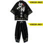 Large Size 5XL 6XL Japanese Kimono Cardigan Pants Set Print Fox Men Women Shirt Tradition Yukata Haori Obi Cosplay Costume