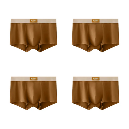 4 pcs Men Underwear Cotton BoxerShorts Hombre Panties Man Breathable Underpants Sexy Sports Comfort Male Boxers Large Size L-7XL