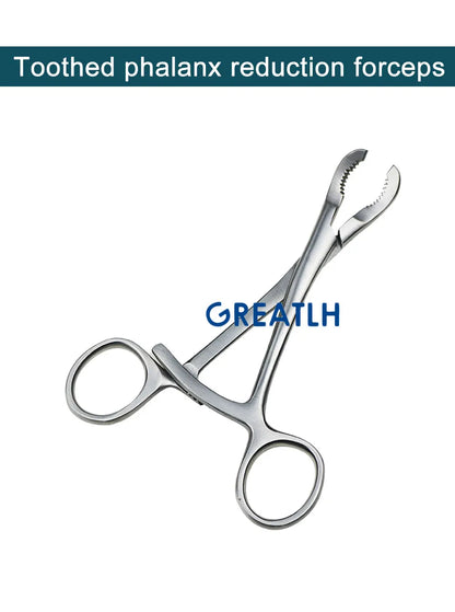 1pcs Phalanges Toothed Reduction Forceps Veterinary orthopedics Instruments