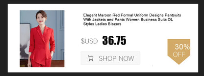 Fashion Red Pant Suits For Women Business Work Wear Formal Outfits Office Lady Blazer Set Elegant 2 Pieces Sets Female 2024 New