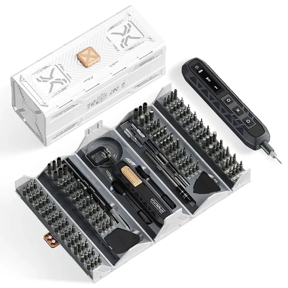 180 in 1 Precision Electric Screwdriver Set Magnetic Torx Hex Bits Repair Tools Power LED Equipment Power Tools Box Men Gift