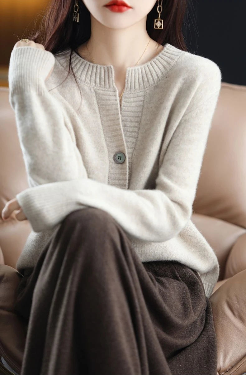 Cardigans Woman Knitted Winter 2025 Trend Fashion Tops Cardigan For Women Sweater Vintage High Quality Sweaters Korean Style