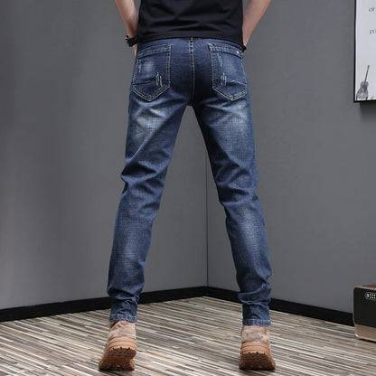 2026 Men's Slim Casual Street Classic Skinny Jeans Pencil Jeans Trendyy Stretch Style Comfortable Casual Fashion Versatile