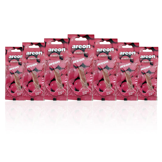 Areon 5/20pcs BUBBLE GUM Scent Car Air Freshener, Natural Tea-Scented Paper, Car-Mounted Hanging Type, Car Interior Accessories