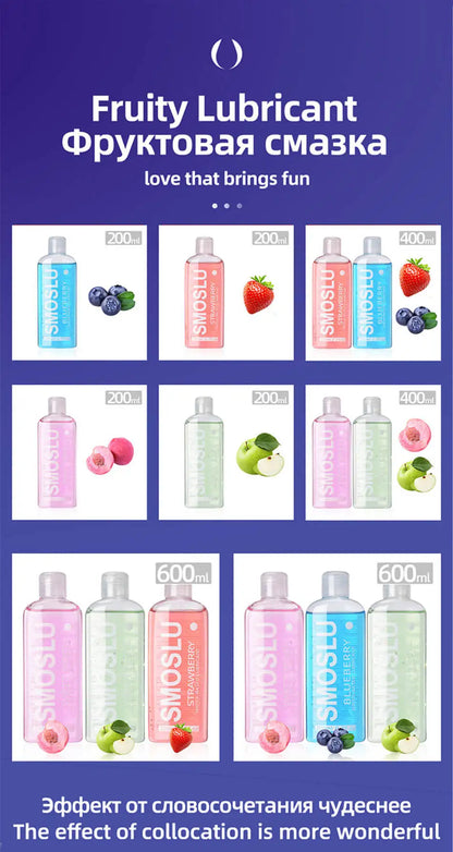 Lubricant for Sex Fruity Love Gel Anal Lubricantion Lubricants for Session Oil Water Based Lube Gay Vaginal OraFor Adult