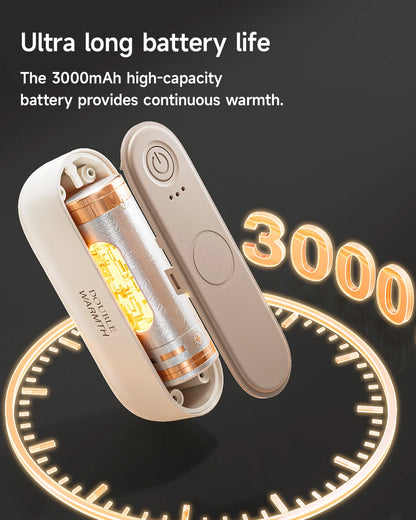 2-in-1 Magnetic Rechargeable Hand Warmers Electric Portable Handwarmers Long Lasting Safe Heating Warmer Pocket Heater