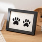 5 Inch Solid Wood Picture Frame Inkless Ink Pad Kit Baby Hand Foot Print Pet Paw Imprint Frame Keepsake Decor Indoor Display