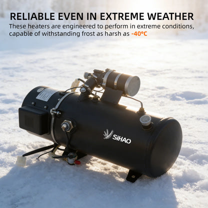 SIHAO 5KW 16.3KW Liquid Fuel Parking Heater Vehicle Auxiliary Heater Engine Startup Cabin Heating Windshield Anti-Frost Unit