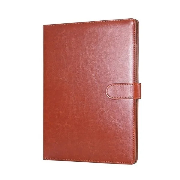 Multifunctional A4 Conference Folder Business Stationery PU Leather Contract File Folders Binder Office Supplies Desk Organizers