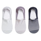 3pairs Men's Socks Summer Ultra-thin Invisible Elastic Silicone Non-slip Boat Sock Mesh Breathable Comfortable No Show Sokken