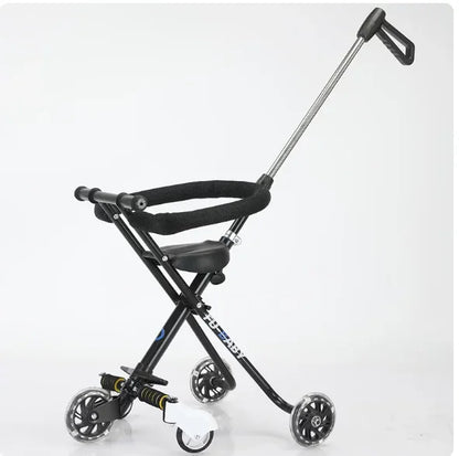 Lightweight Foldable Kids Travel Push Cart Outdoor Stroller for 6 To 12 Years Old Children