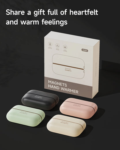 2-in-1 Magnetic Rechargeable Hand Warmers Electric Portable Handwarmers Long Lasting Safe Heating Warmer Pocket Heater