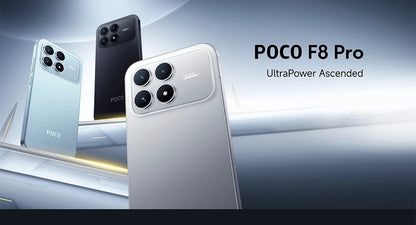 Global Version POCO F8 Pro 5G 6.59' Snapdragon® 8 Elite Mobile Platform 100W HyperCharge 6210mAh 50MP Camera NFC IP68 XIaomi