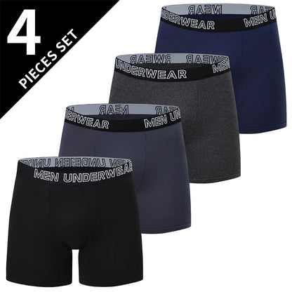 4/5/10 Fashion Four Seasons Men's Long Casual Daily Youth Sports Shorts Comfortable Breathable Sweat Absorbing Elastic Shorts