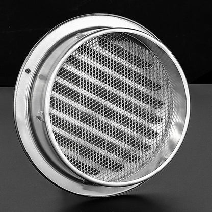 1pcs 70-300mm Round Stainless Steel Air Vent Grille Insect Protection Home Exterior Wall Ducting Ventilation Tool