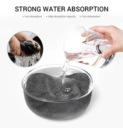 SEAMETAL 600GSM Microfiber Car Cleaning Towel 1/3/6/9pcs 40X40cm Thickened Car Wash Towels Auto Detailing Care Drying Cloth Rags