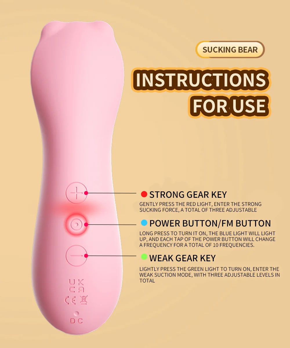 Powerful Clit Sucker Vibrator Tongue Vibrating Nipple Sucking Blowjob Clitoris Stimulator Etotic Sex Toys For Women Masturbators