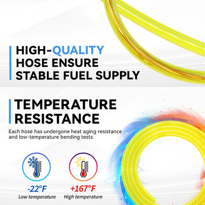 2/5/10m Fuel Gas Hose ID 2mm 2.5mm 3mm 4mm 5mm 6mm 7mm TPU Petrol Pipe for Motorcycle Car Oil Resistant Fuel Pipes