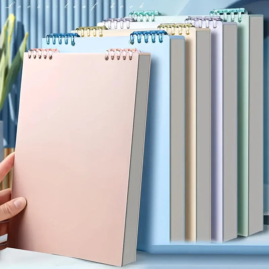 A Notebook with 60/120 Sheets,featuring Perforated Pages and A Horizontal Layout,Detachable and Not Too Uncomfortable To Handle