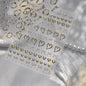 1pc 5D Crystal Rhinestone Nail Sticker Irregular Golden Frame Nail Art Stickers DIY Luxury Nail Decoration Parts Manicure Decals