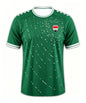 2026 Iraq Style Football Jersey Quick Dry Breathable Green White Fans Casual Outdoor Sports Streetwear T-shirt