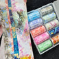 10Rolls Halloween  Flower Plaid Angel Marble  Bow Nail Foils Transfer Paper  Nail Art Stickers   Decal  Nails Decoration