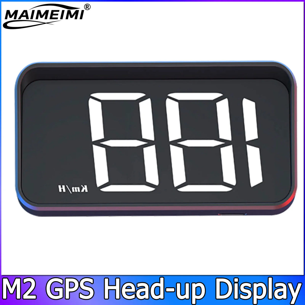  M2 Universal GPS HUD Car Speedometer Projector With Speed KMH Head Up Display Car USB Cable Plug & Play GPS & Beidou System