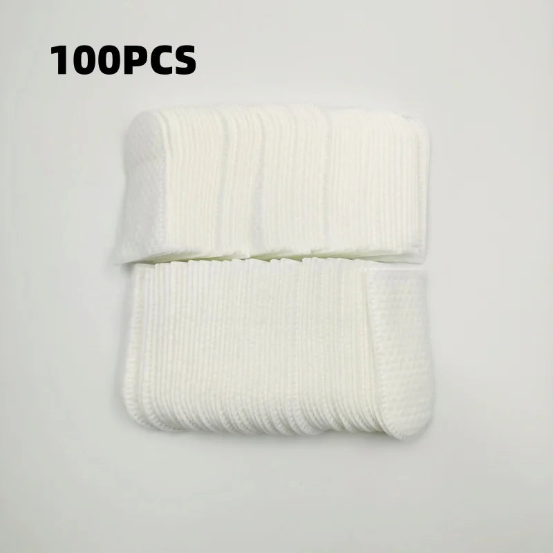 100Pcs Pet Finger Wipes,  Dog Cat Oral Cleaning Finger Cot Wipes for Teeth, Ear & Eye Care
