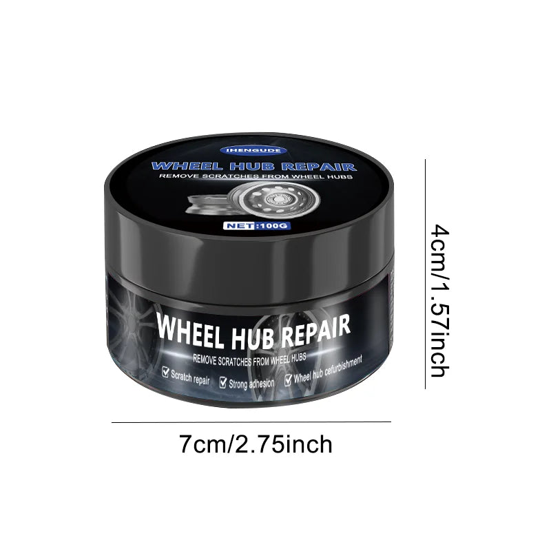 1 Piece 100g Wheel Scratch Repair Wax - Car Tire Detail Treatment and Deep Care Wheel Hub Scratch Repair Polishing Remove Wheel Scratch Wax