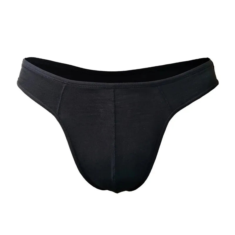 Sports Solid Men Thong Male Cotton Breathable G-String Seamless No Trace Sports Panties Sexy T-back Exotic Lingerie Plus Size