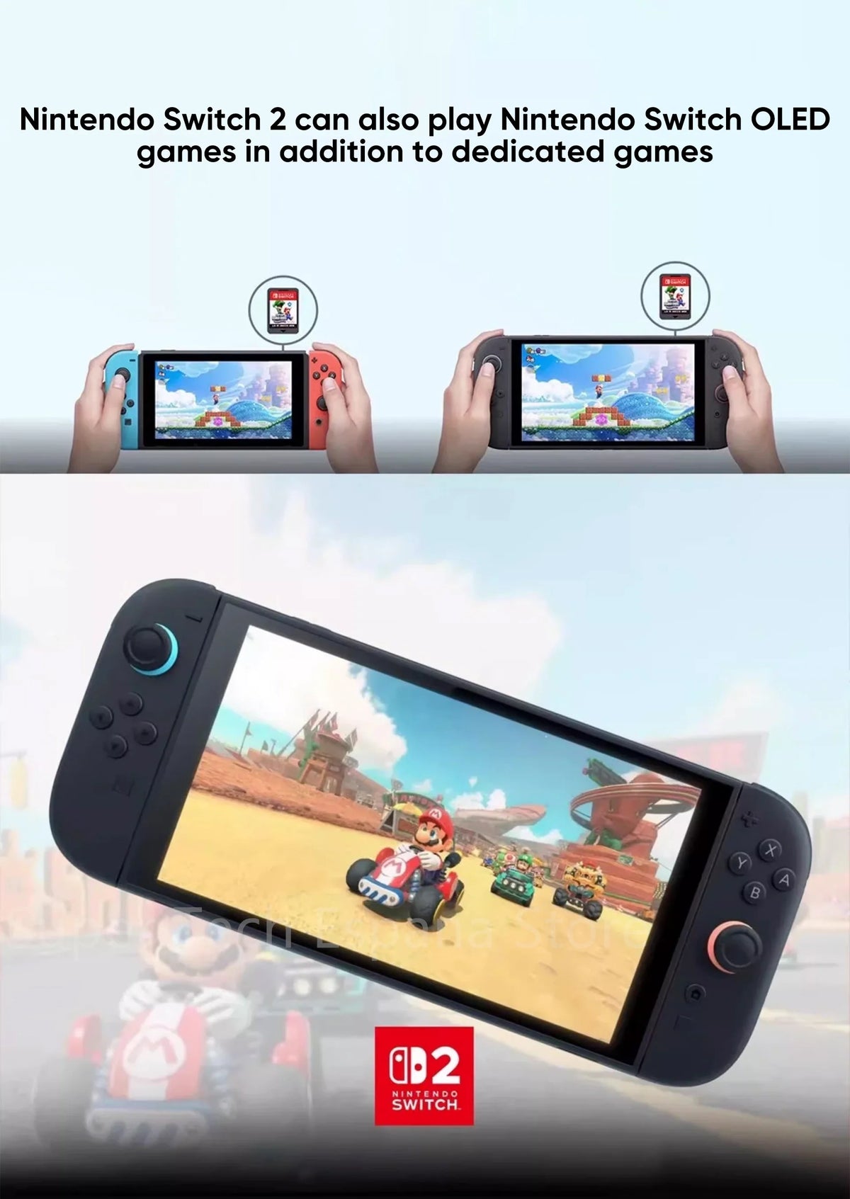 Nintendo Switch 2 Portable Game Console, 7.9 Inch Screen, 120Hz, with Joy-Con 2, Hdr, Magnetic Tv Mode, Laptop Pc