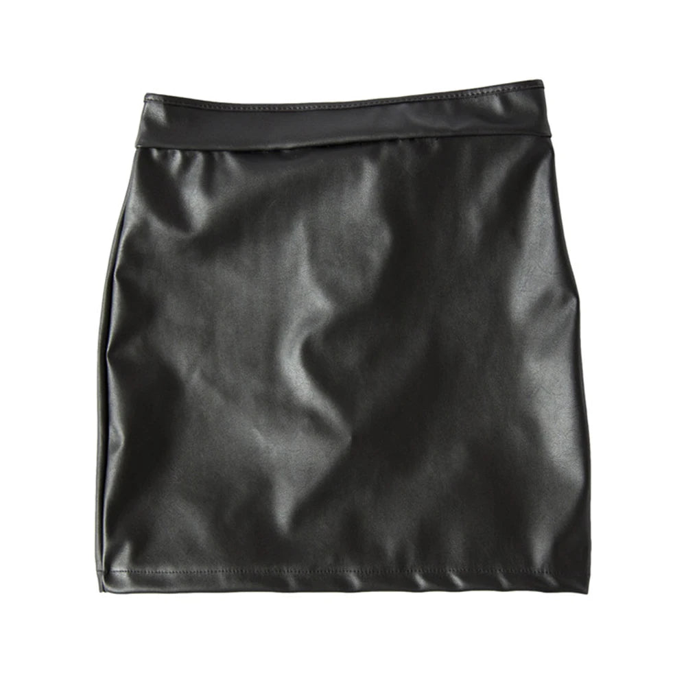 Female Ass Porn Mini Skirt BDSM Bondage Lingerie Spanking Whip PU Leather G-String Panties Dress Erotic Sexy Costume Women