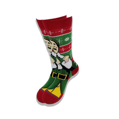 Spring and Autumn Men's and Women's Socks Cartoon Cartoon Fashion Funny High Quality Tube  Movie Character  Socks for Men